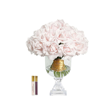 Versailles French Rose Bouquet - Silver Badge - French Pink - VRB06 (Carton of 1)